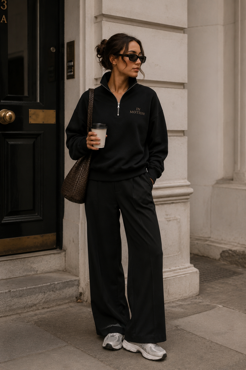 In Motion Boxy Quarter-Zip Sweatshirt - Available in 2 colours