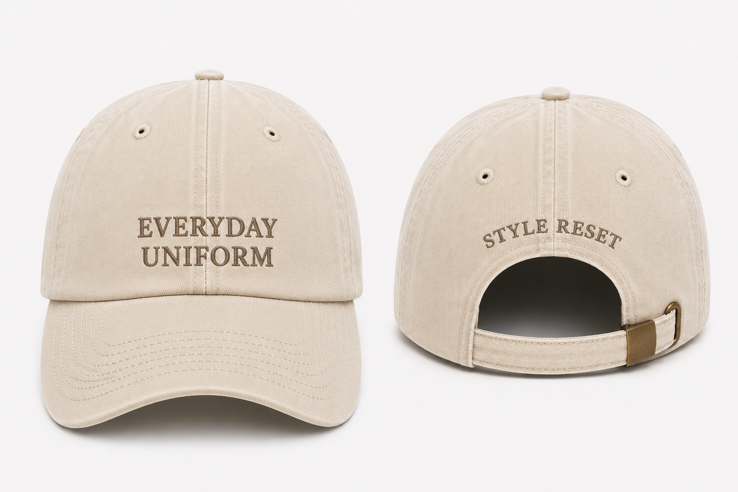 Everyday Uniform Baseball Cap - Available in 4 colours
