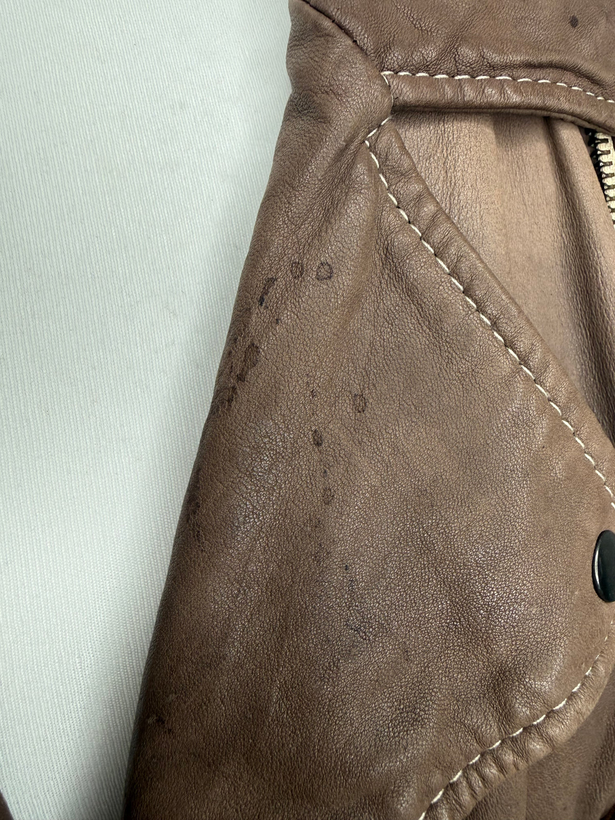 ALLSAINTS Classic Leather Biker Jacket UK Size 10
