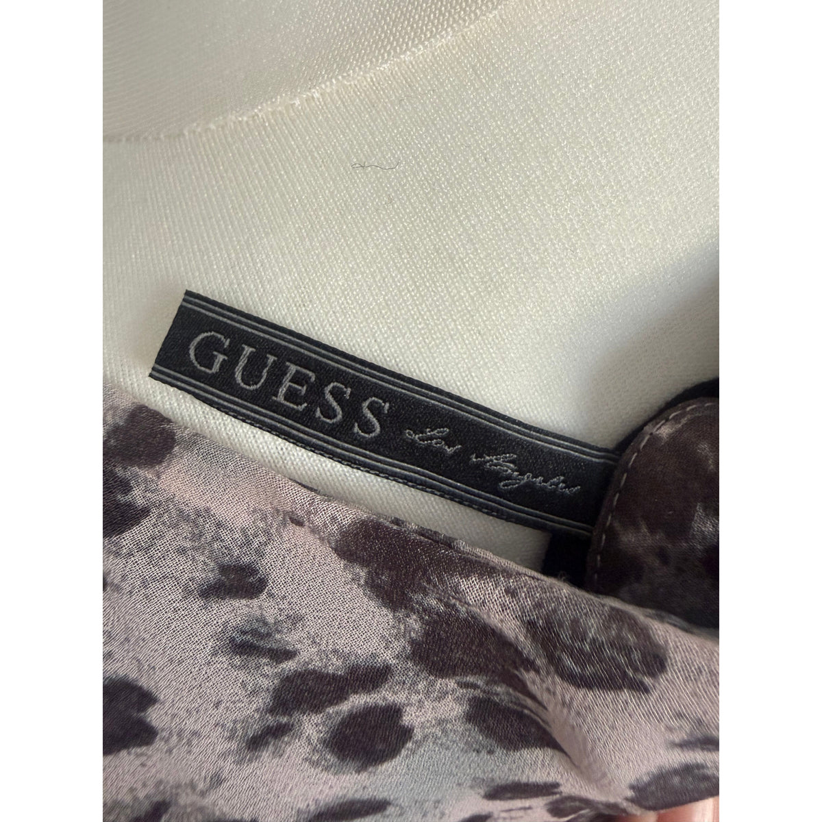 Guess Pink Leopard Print Dress Size UK 6