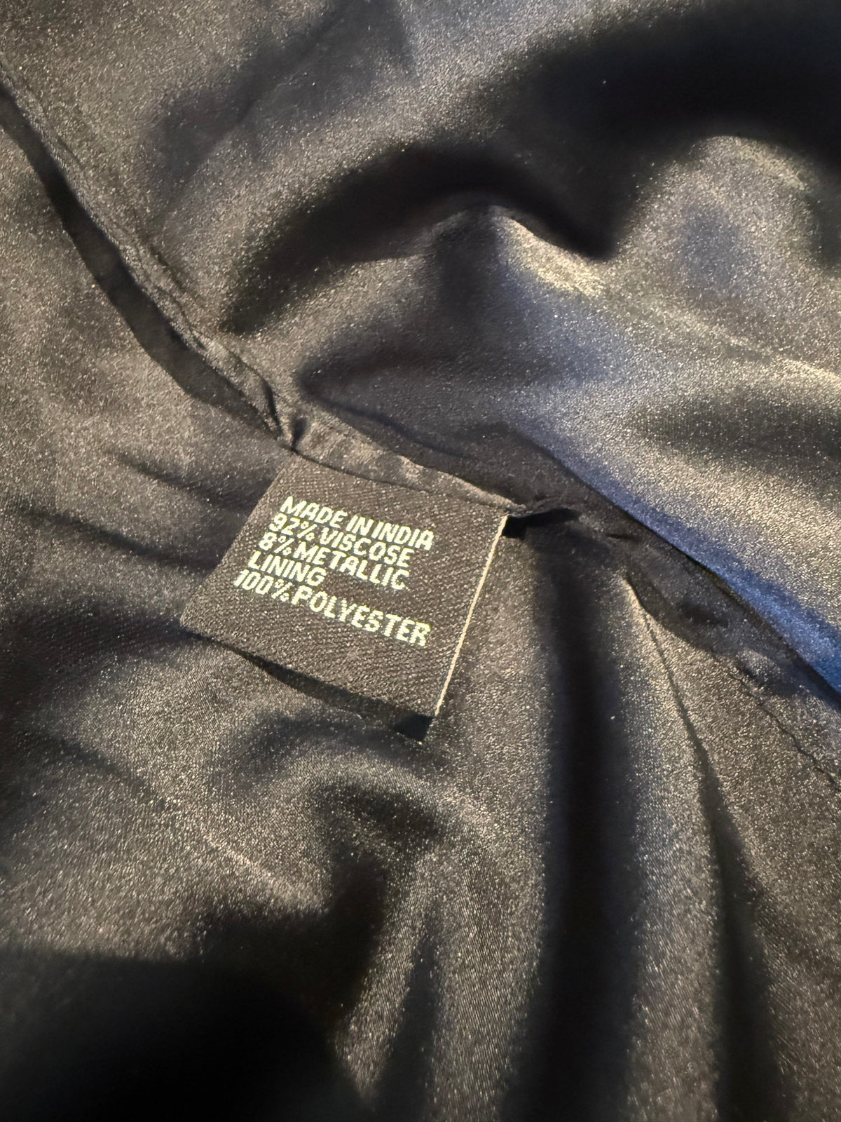 STARDUST Black & Gold Long Sleeve Maxi Dress Size M