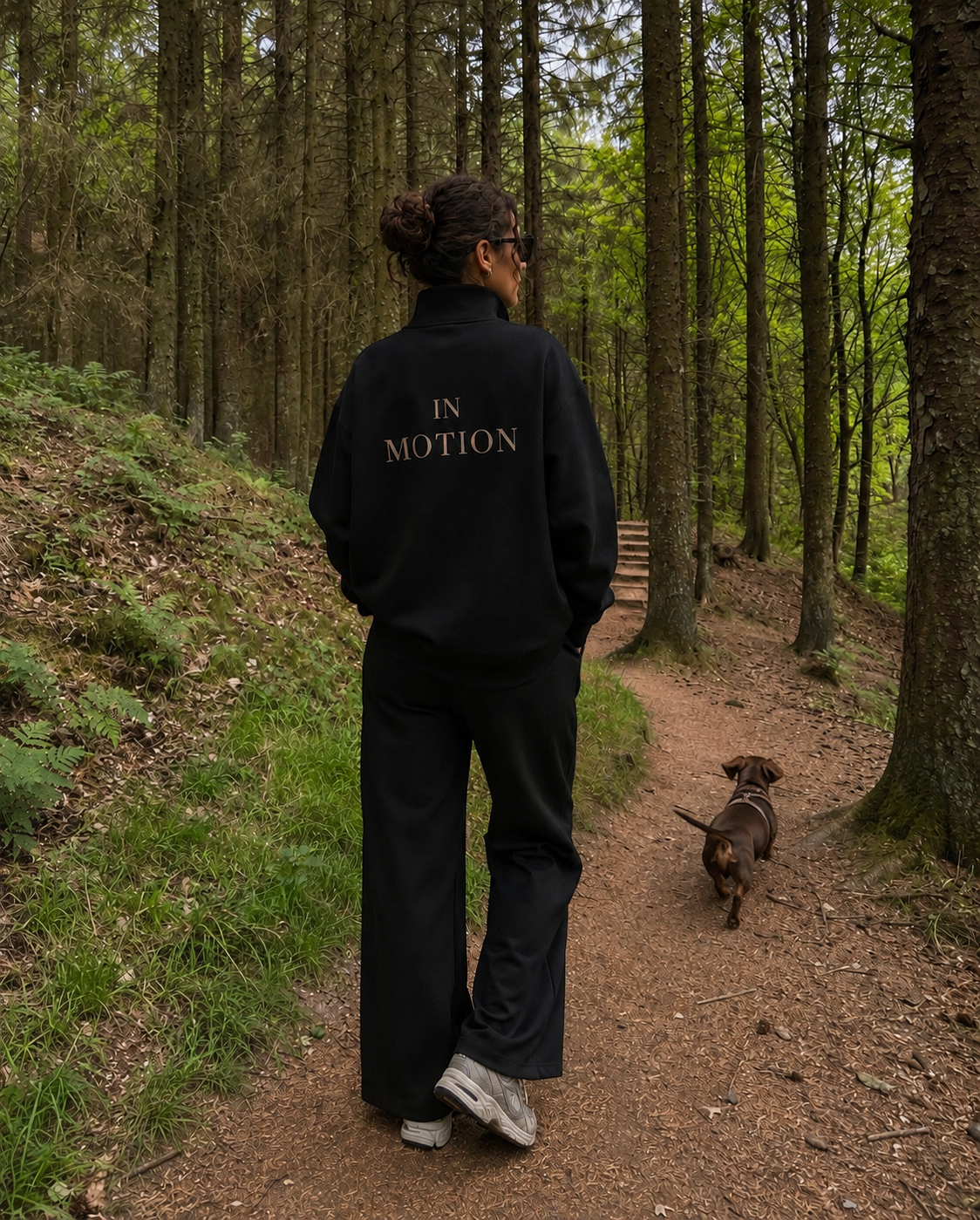 In Motion Boxy Quarter-Zip Sweatshirt - Available in 2 colours