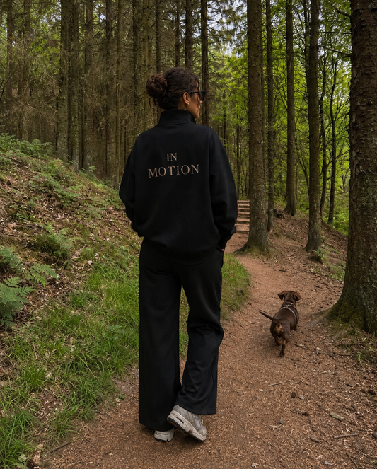 In Motion Boxy Quarter-Zip Sweatshirt - Available in 2 colours