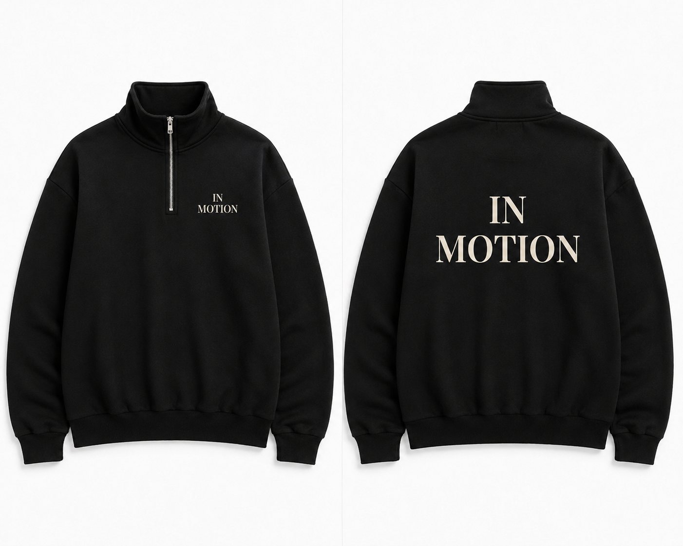 In Motion Boxy Quarter-Zip Sweatshirt - Available in 2 colours