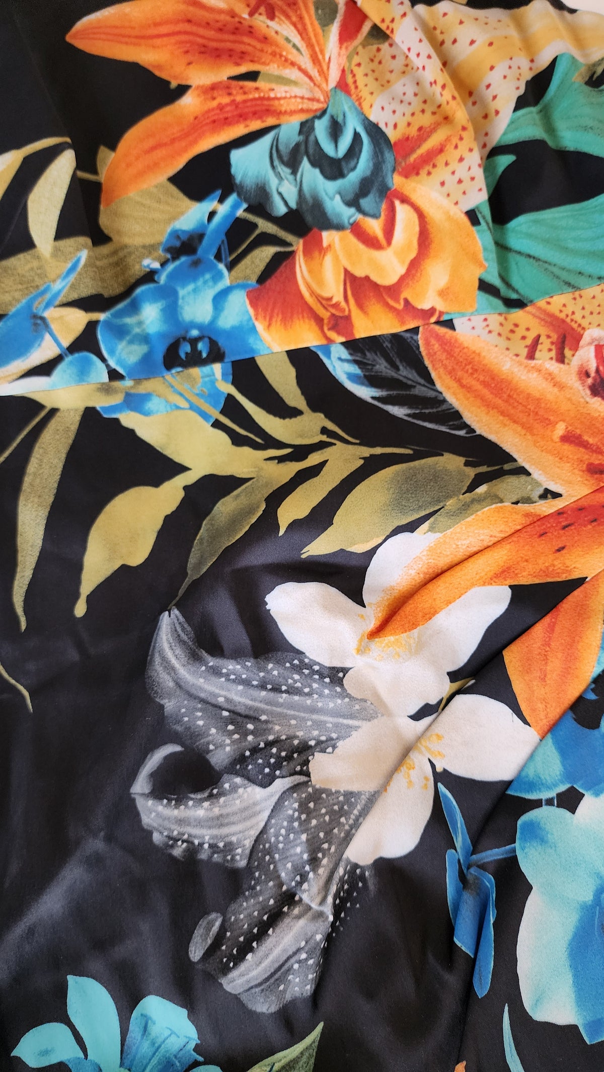 Karen Millen Black Floral Strapless Dress UK 6