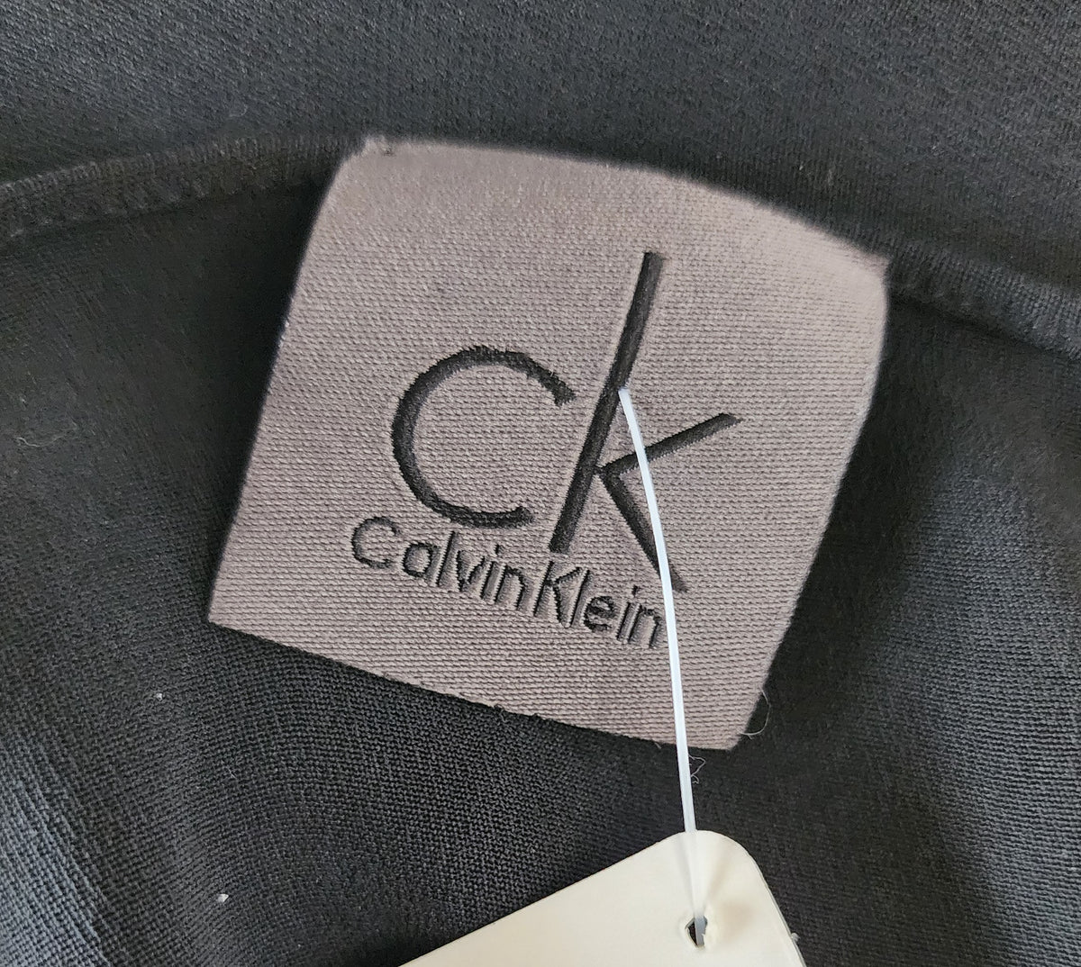 Calvin Klein Sleeveless 100% Silk Crew Neck Mini Shift Dress Size UK 6