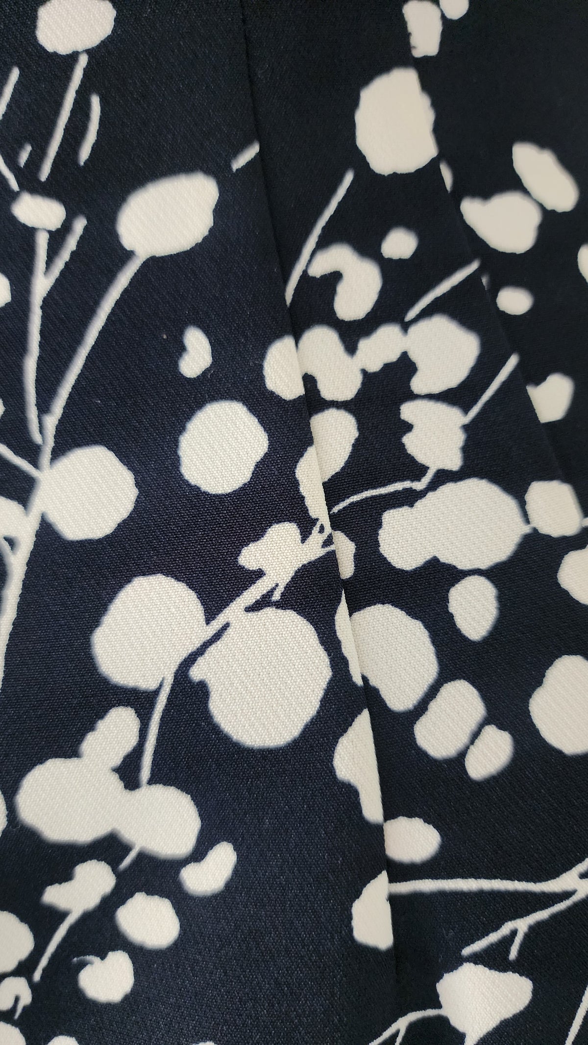 Hobbs Black & White Ditsy Print Dress Size UK 8