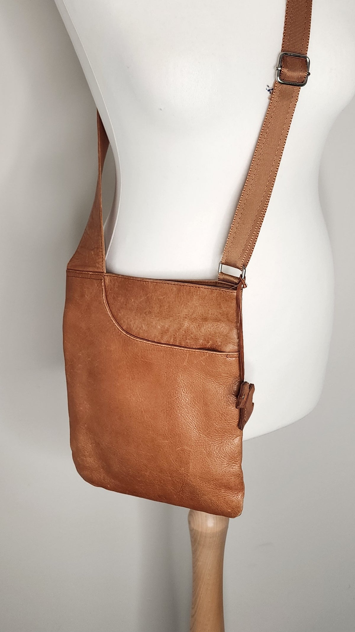 Radley London Tan Leather Crossbody Bag