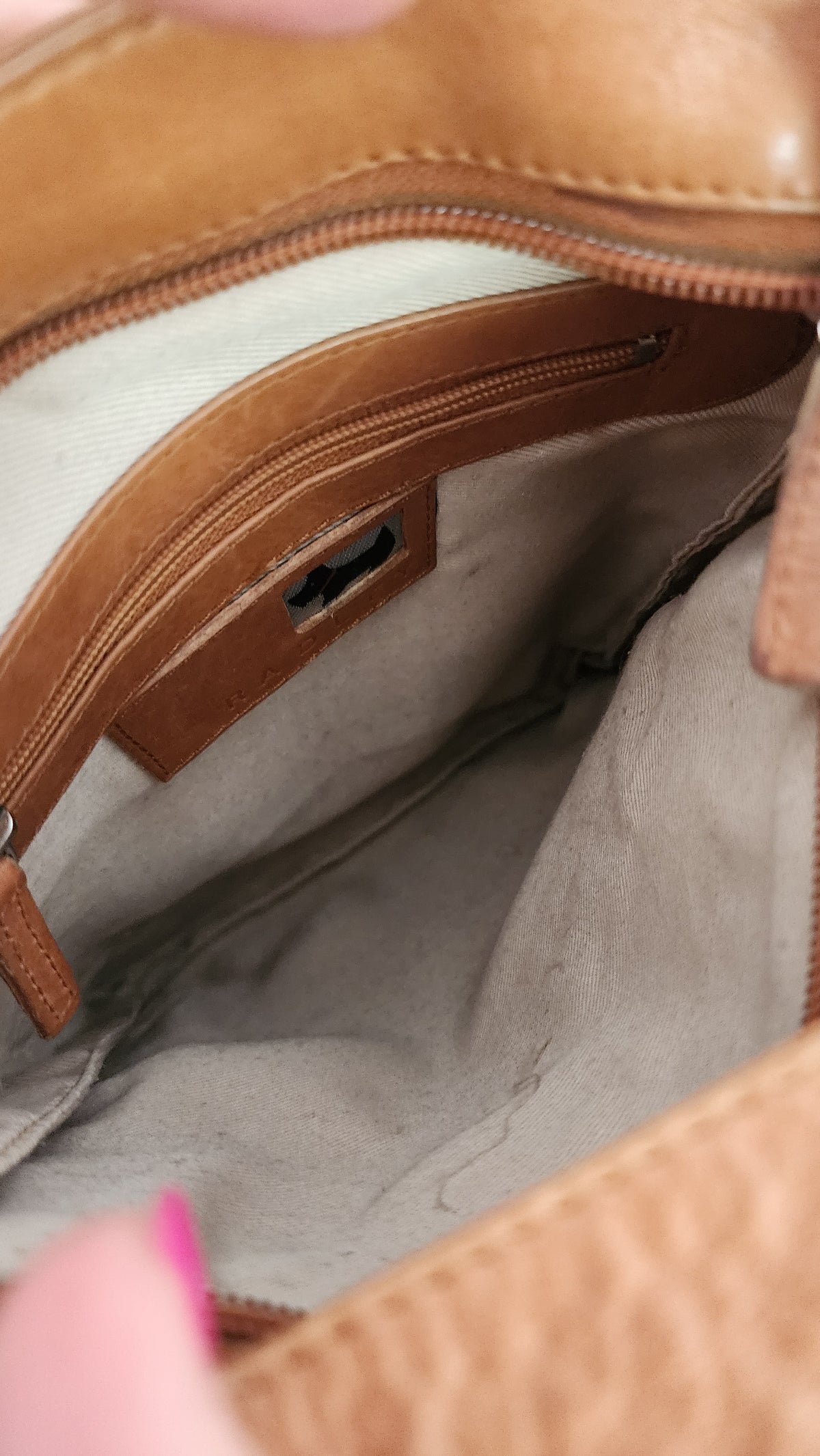 Radley London Tan Leather Crossbody Bag