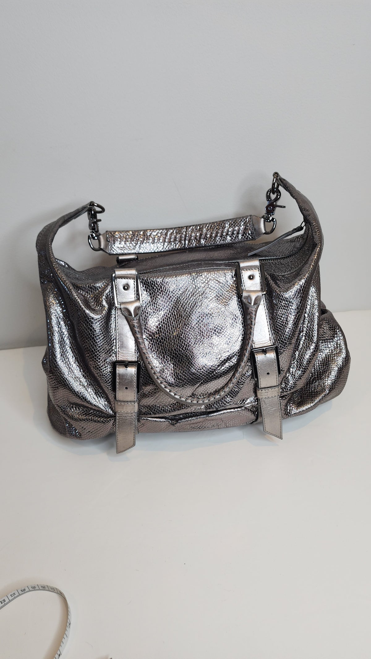 Botkier Vintage Clyde Silver Hobo Bag