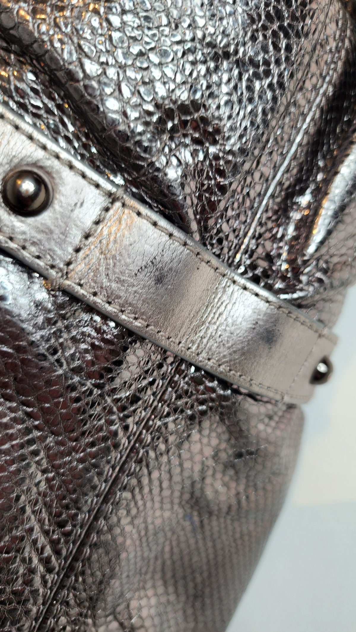 Botkier Vintage Clyde Silver Hobo Bag