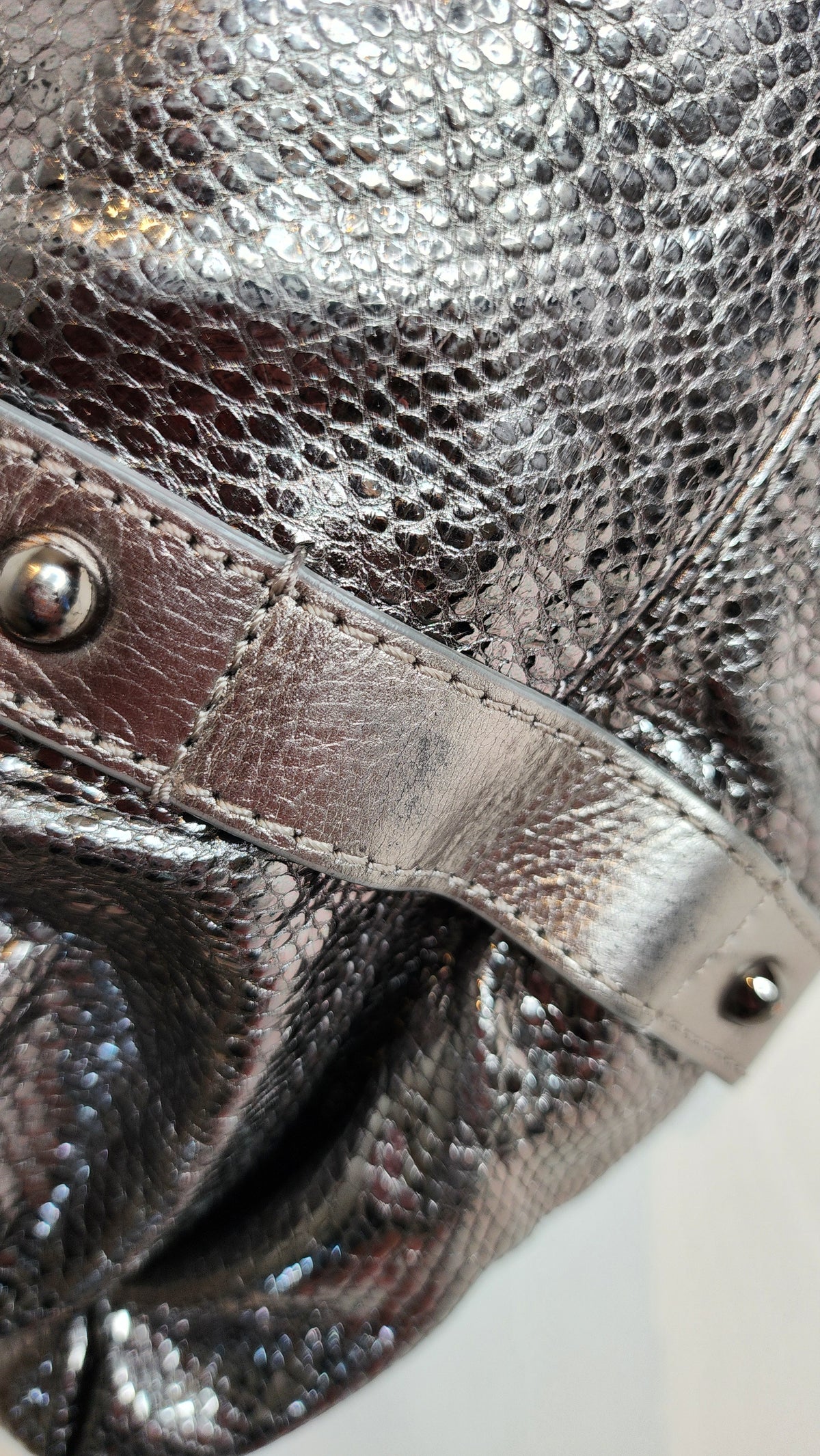 Botkier Vintage Clyde Silver Hobo Bag