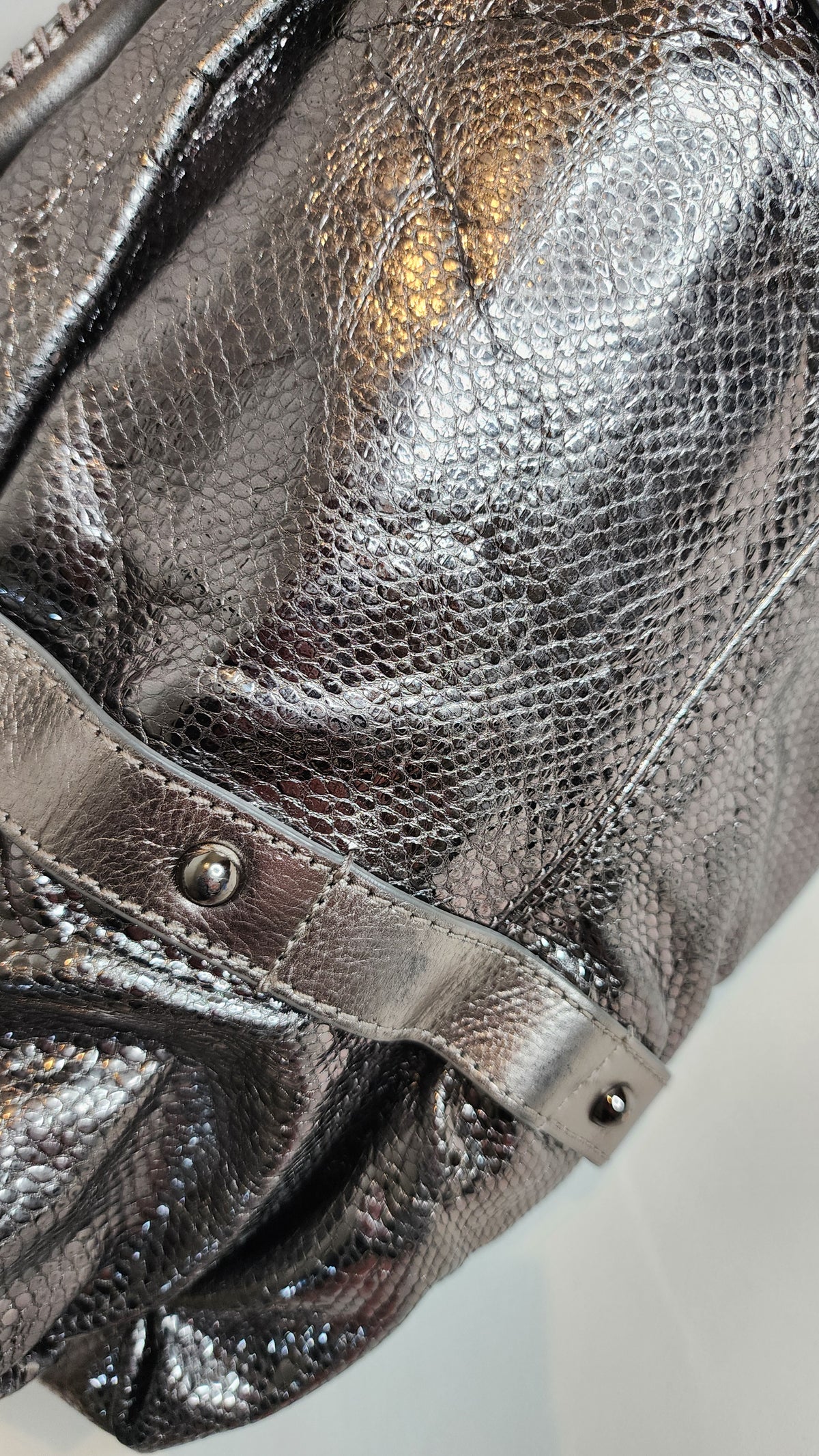 Botkier Vintage Clyde Silver Hobo Bag
