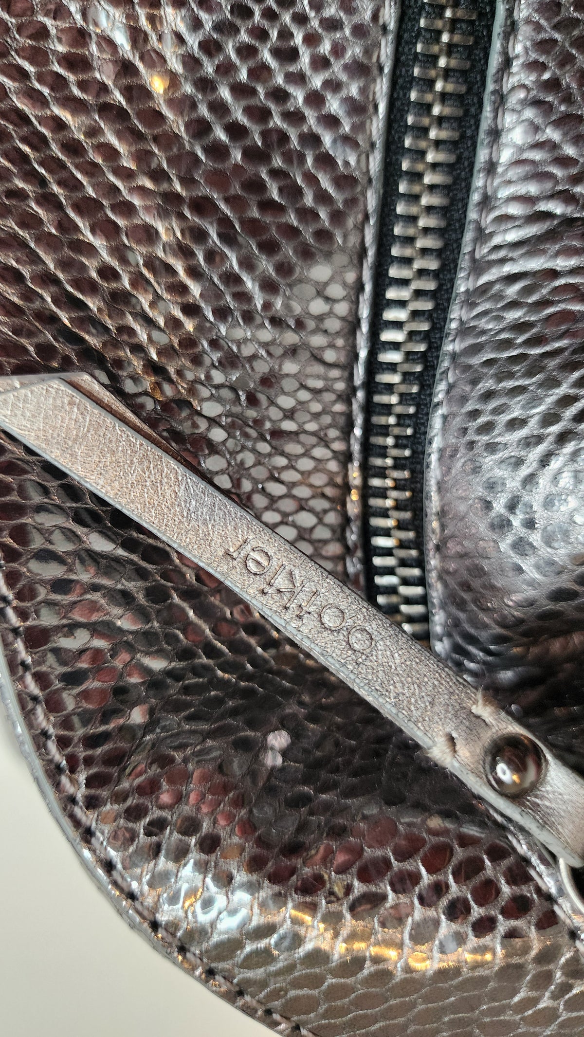 Botkier Vintage Clyde Silver Hobo Bag