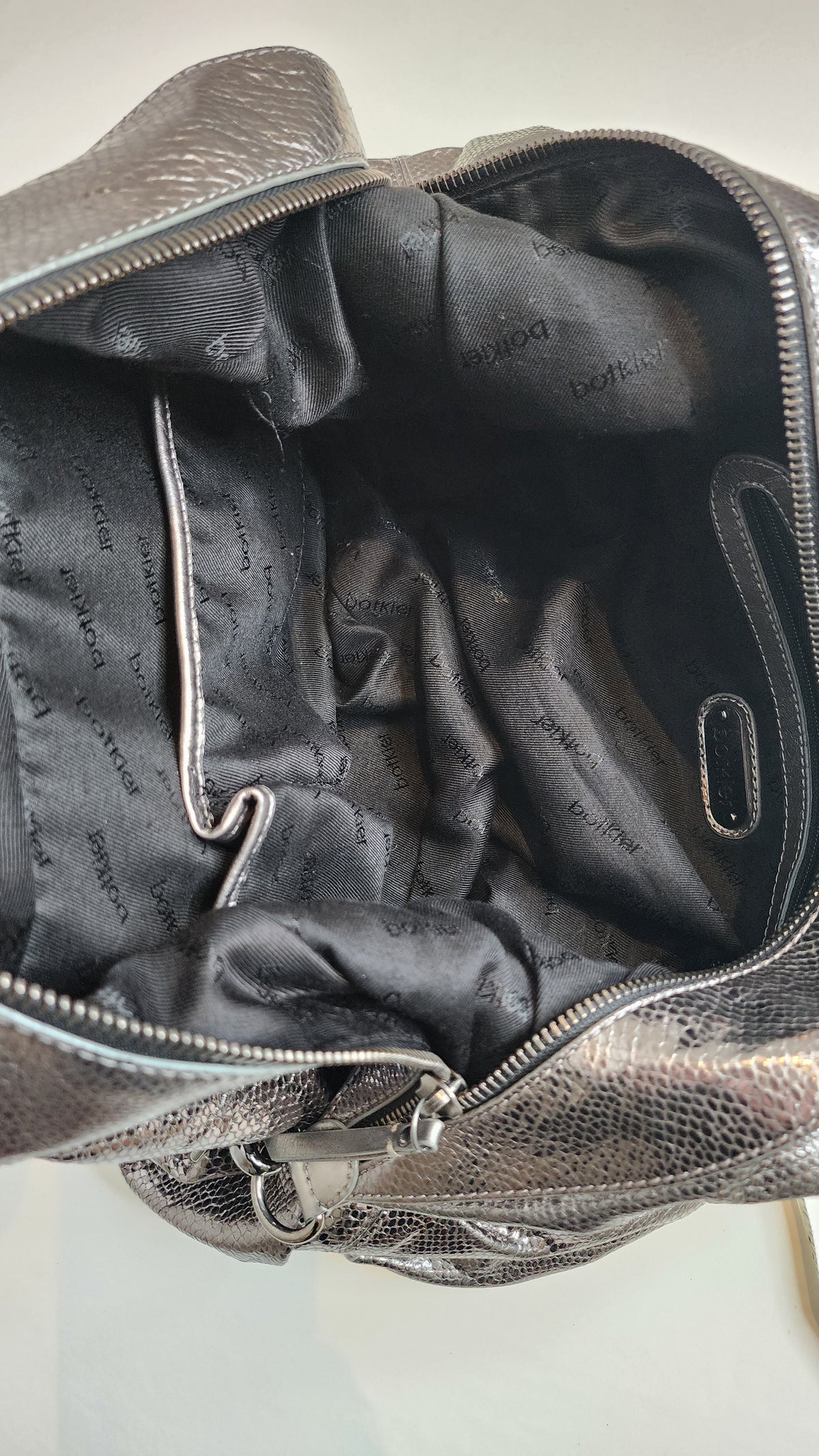 Botkier Vintage Clyde Silver Hobo Bag
