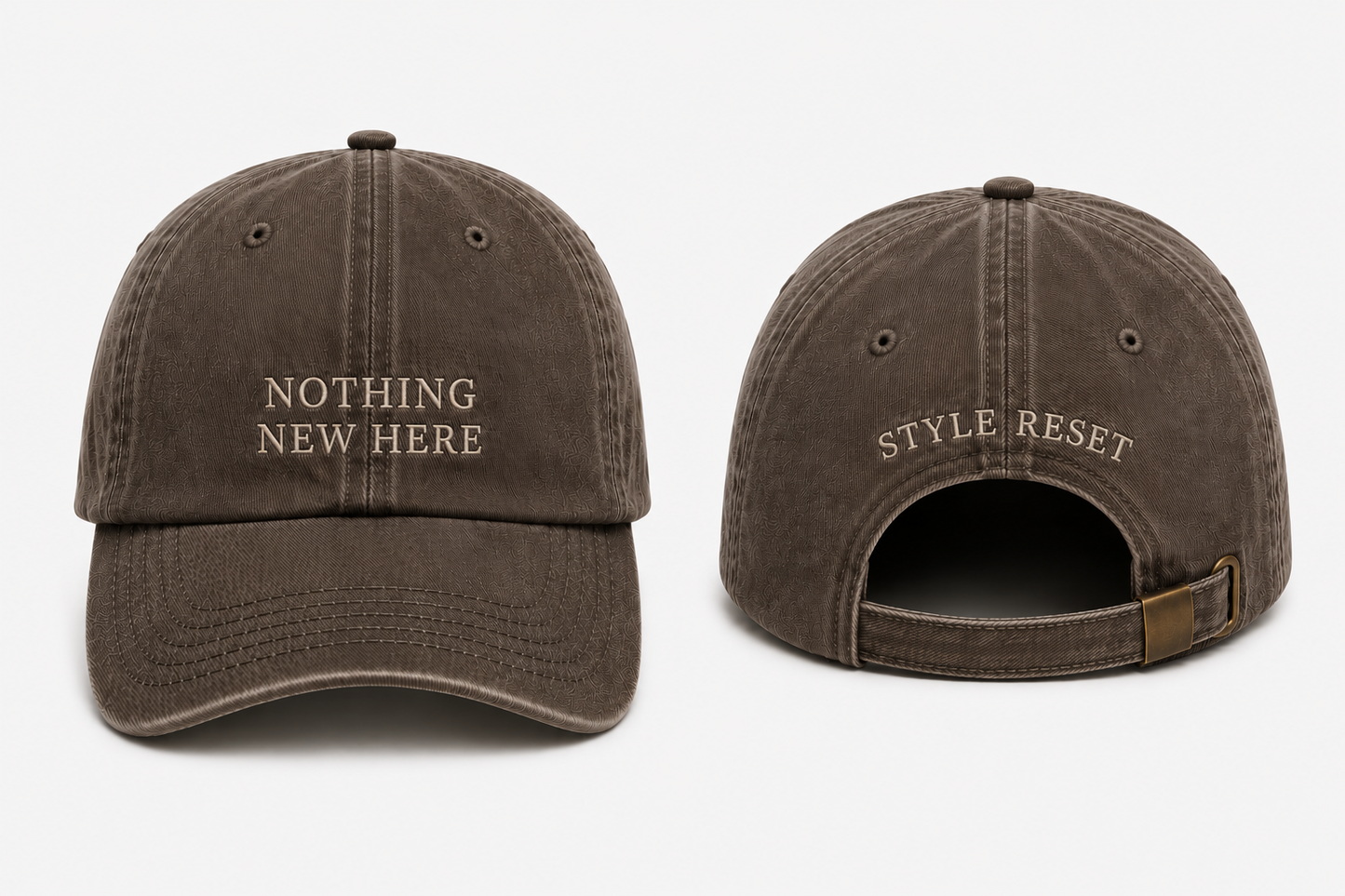 Nothing New Here Baseball Cap - Available in 4 colours