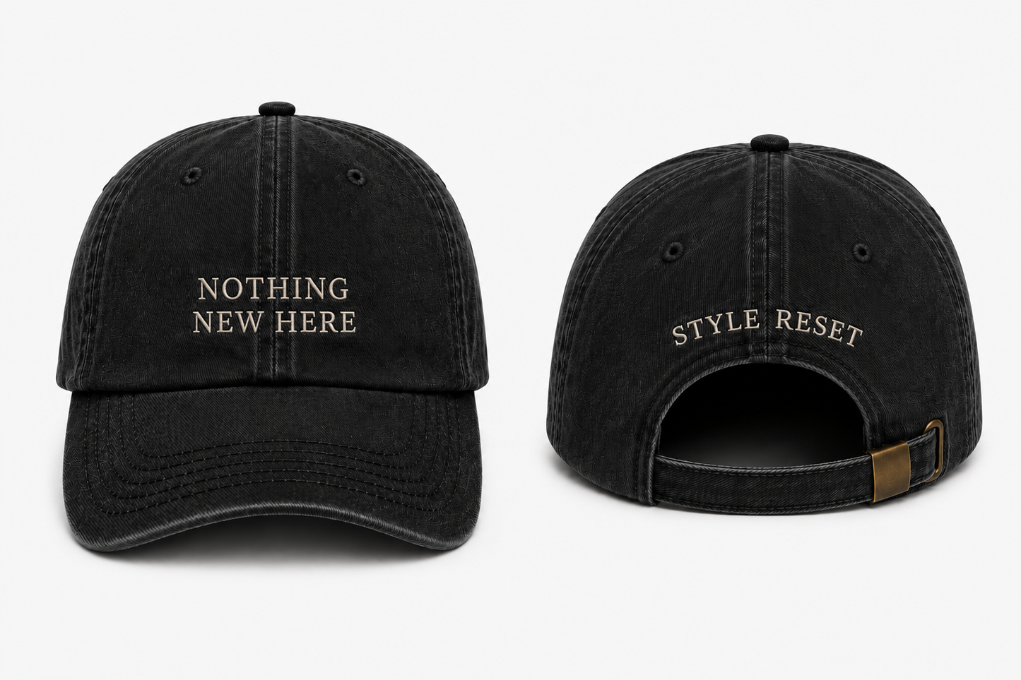 Nothing New Here Baseball Cap - Available in 4 colours