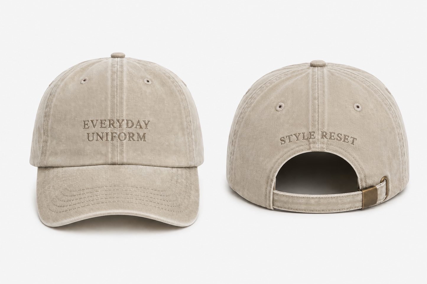 Everyday Uniform Baseball Cap - Available in 4 colours