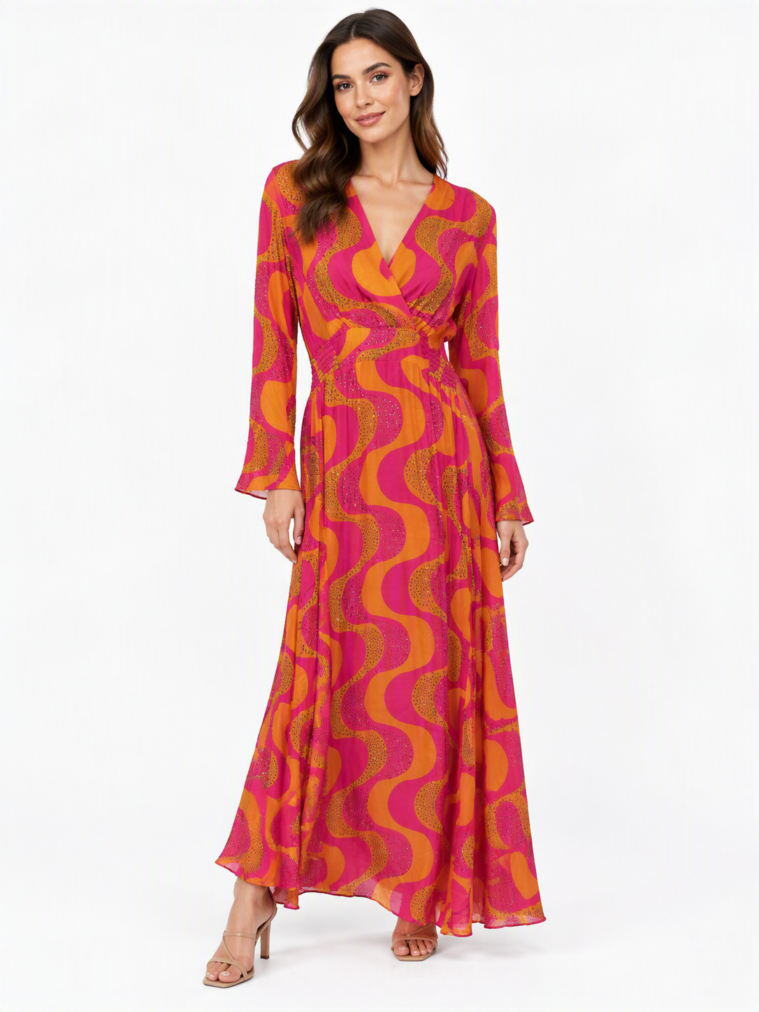 Sundress Enora Long Dress Amazonia Print Size M