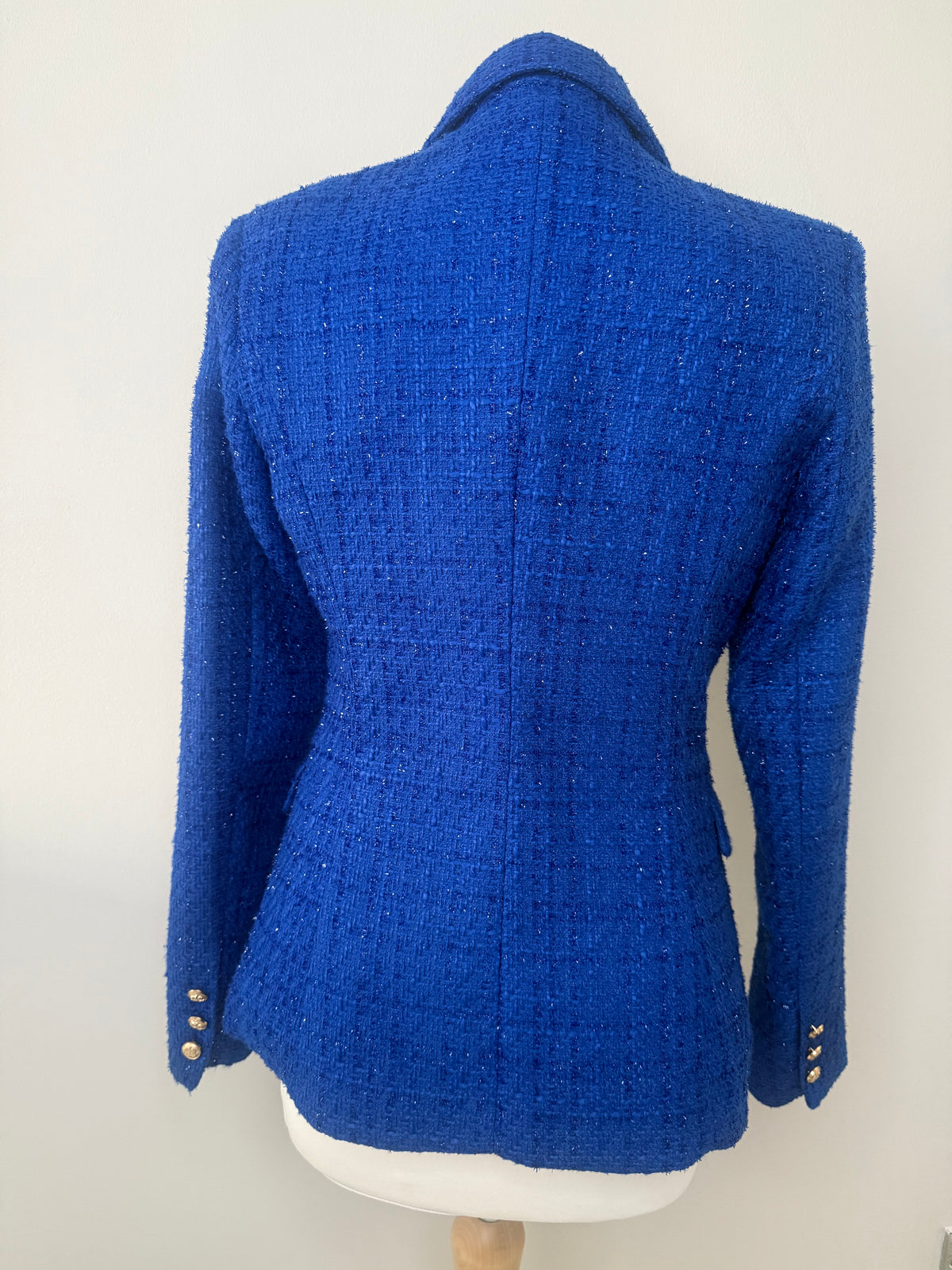 Attentif Electric Blue Blazer Size UK 8