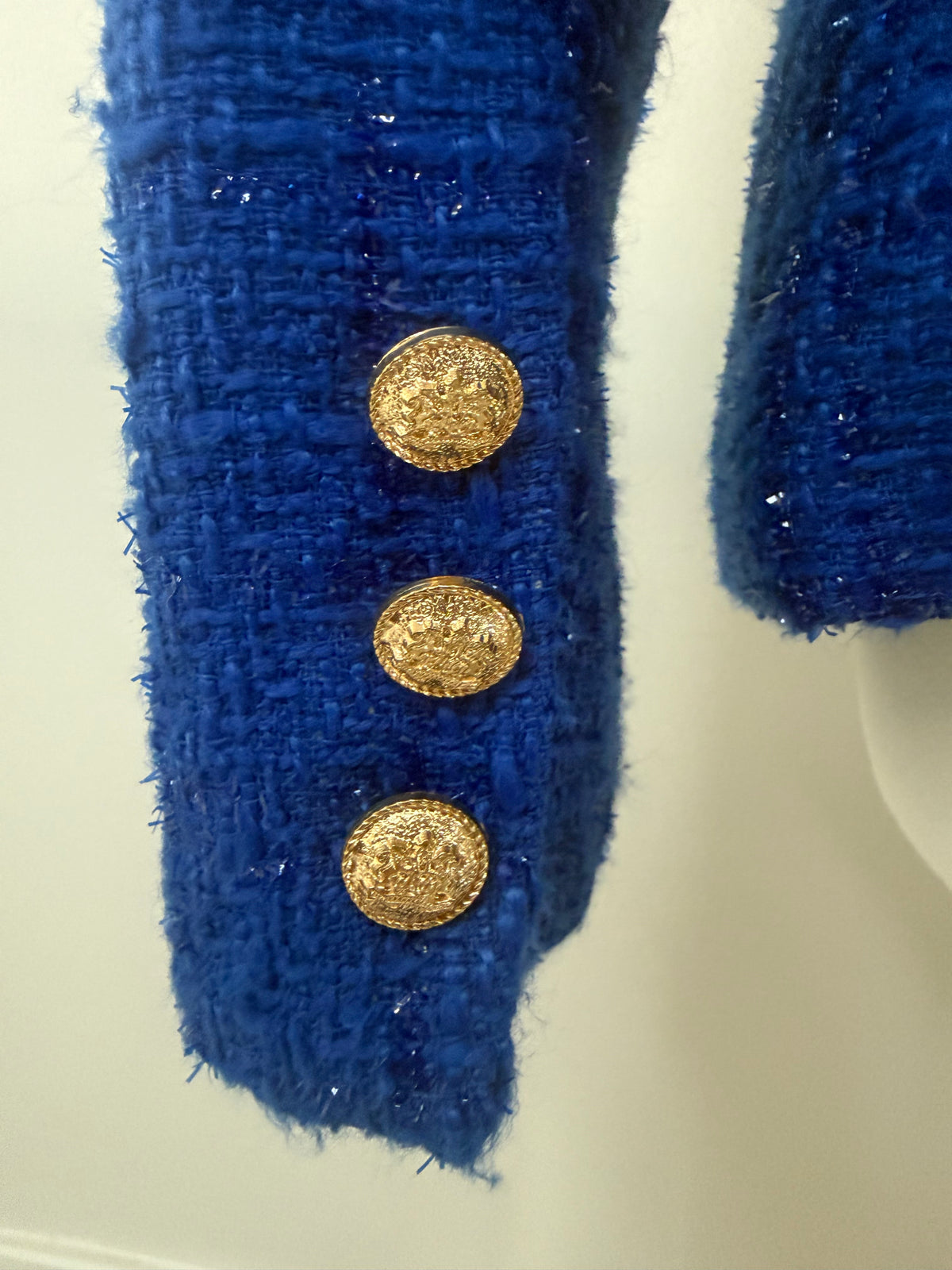 Attentif Electric Blue Blazer Size UK 8