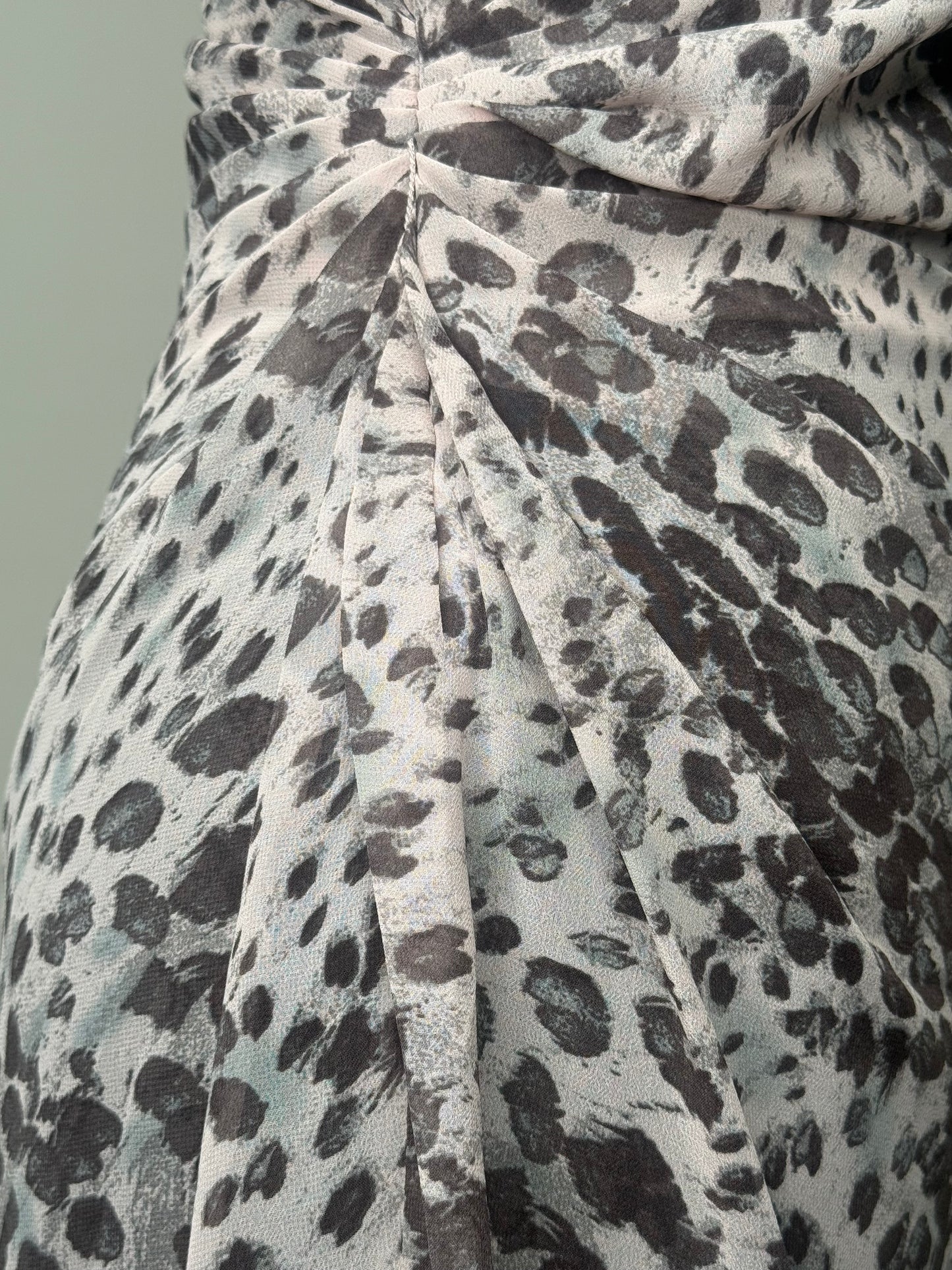 Guess Pink Leopard Print Dress Size UK 6