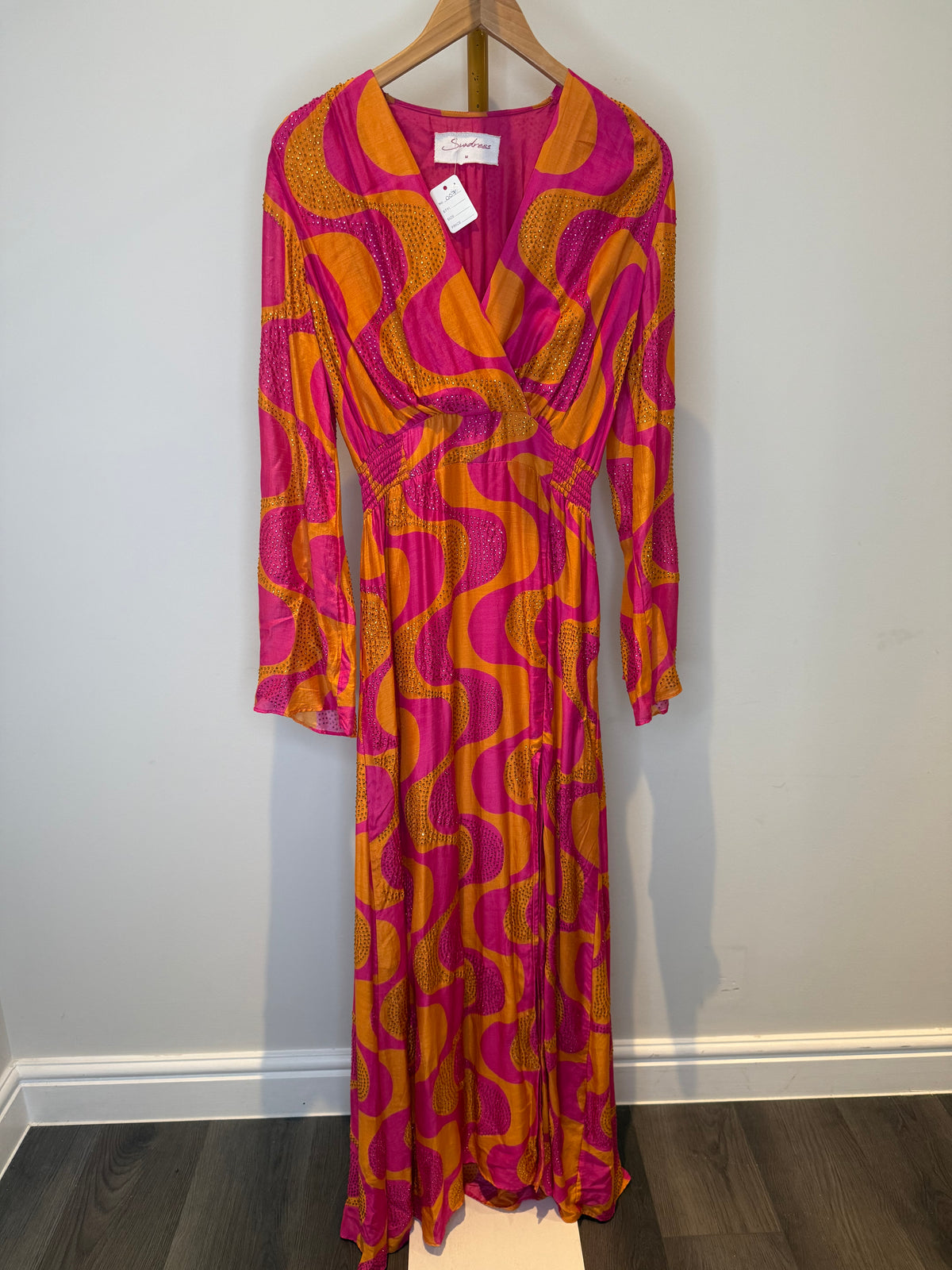 Sundress Enora Long Dress Amazonia Print Size M