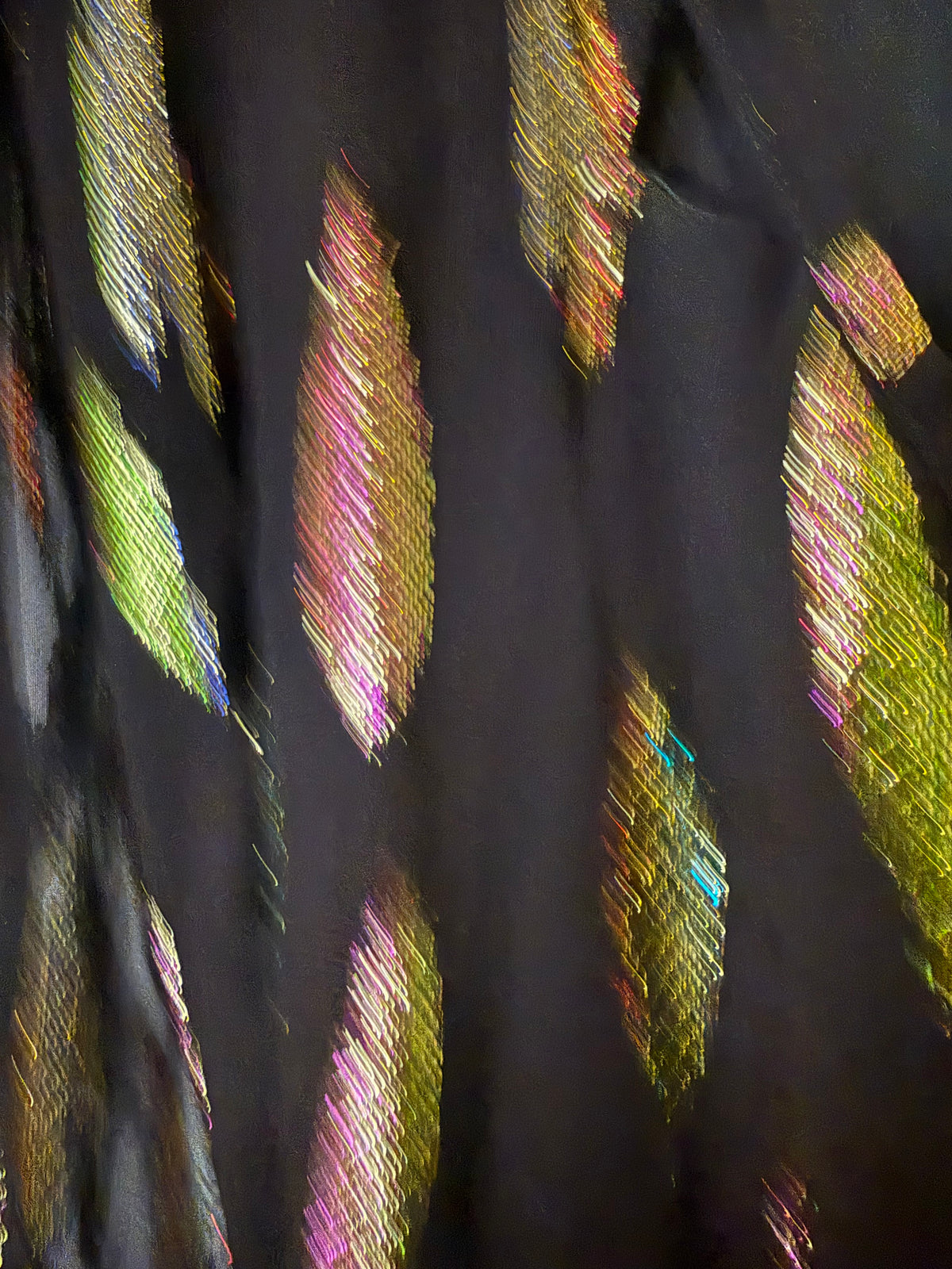STARDUST Black & Gold Long Sleeve Maxi Dress Size M