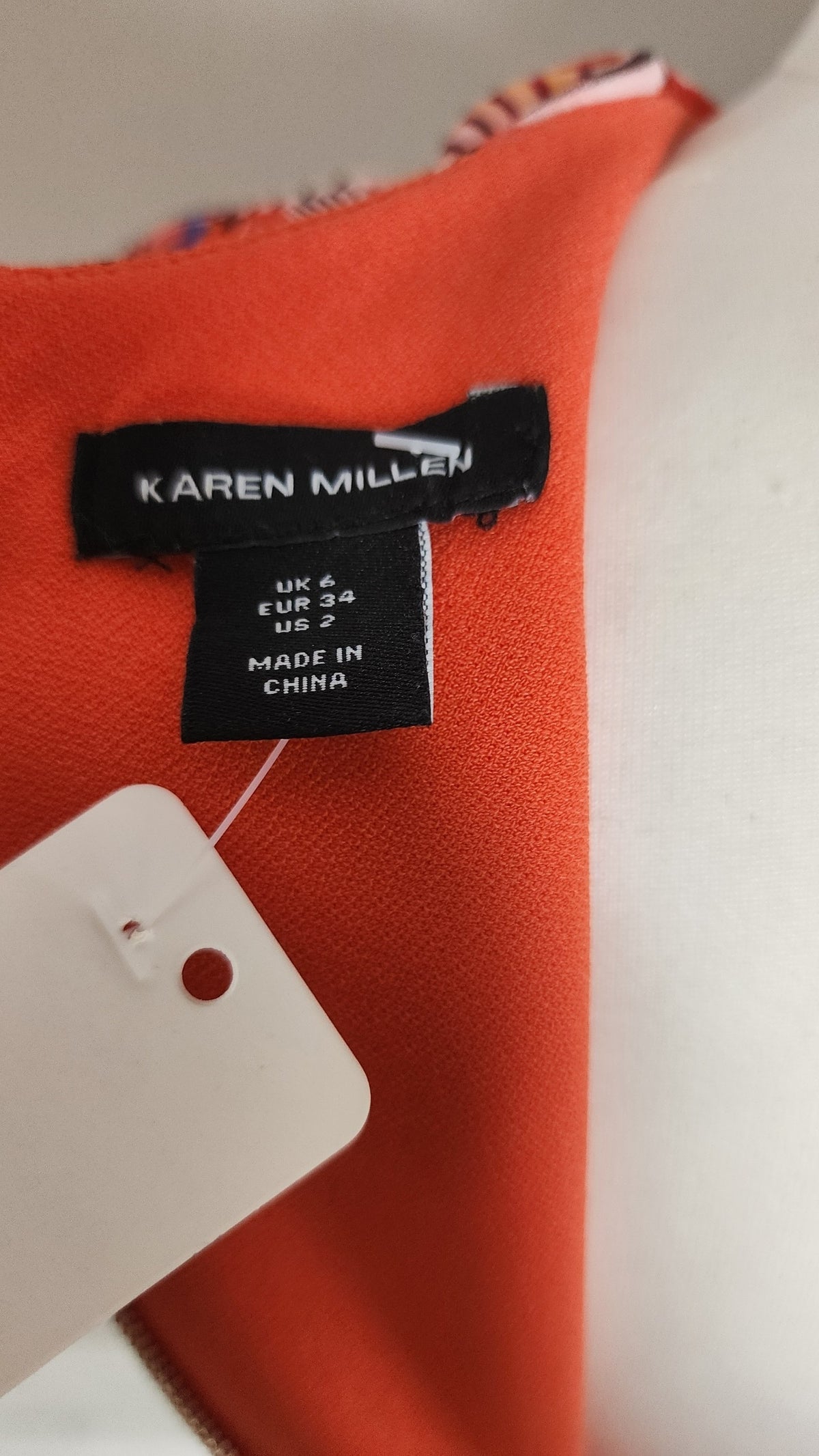 Karen Millen Sleeveless Floral Print Cut Out Mini Dress Size UK 6
