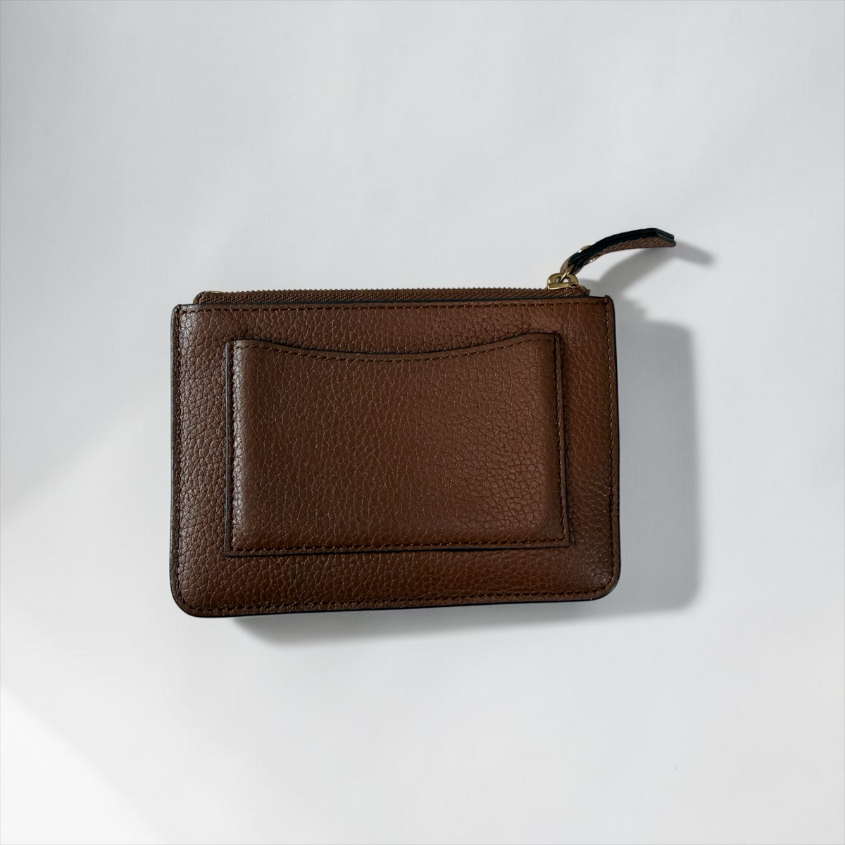 Mulberry Leather Zip Card Holder Purse