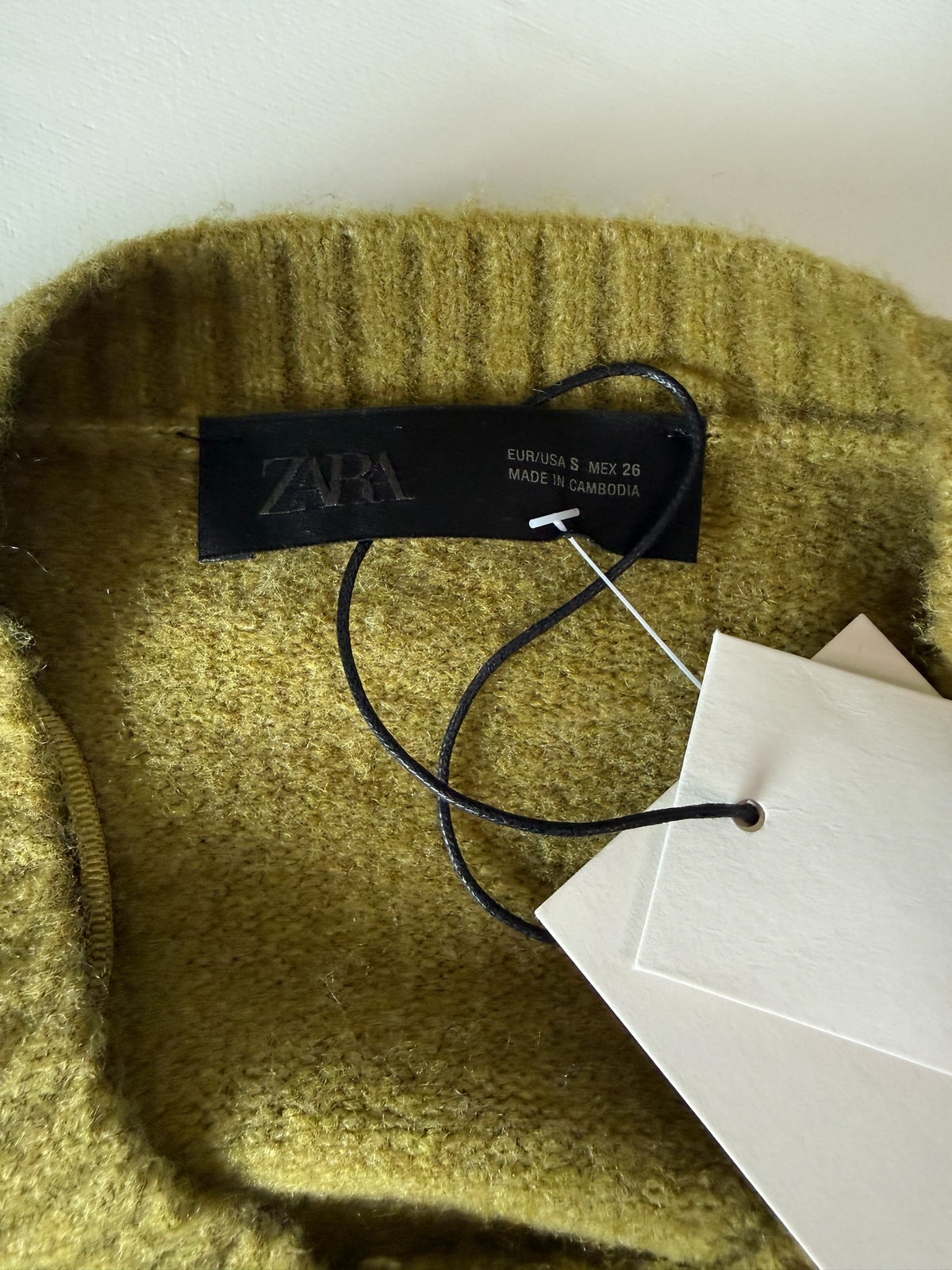 Button Front Long Sleeve Knit Pullover Sweater Size UK S