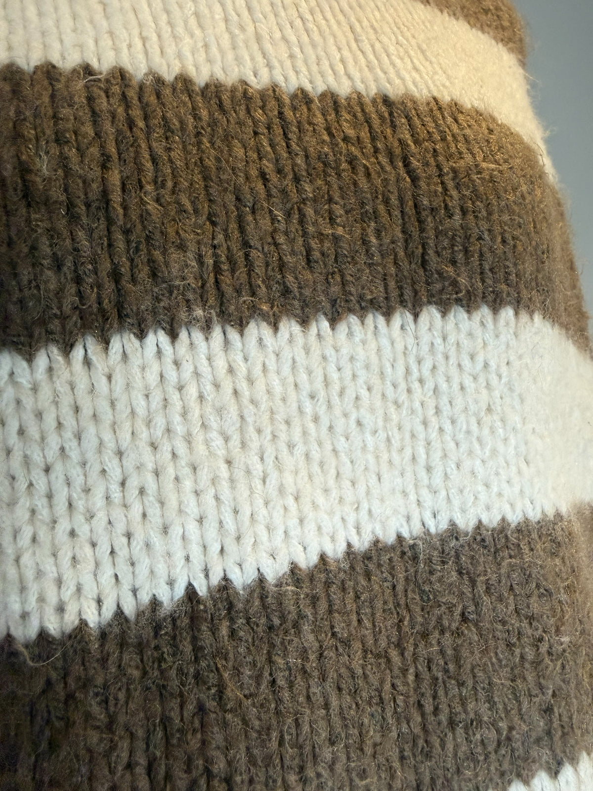Pacific Republic Chunky Knit Striped Pullover Sweater Size S